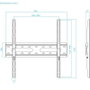 Tooq Soporte Fijo de Pared LP1072F-B para TV de 32-70 pulgadas